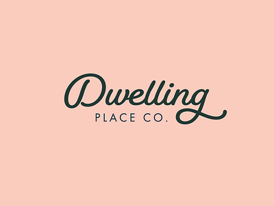 Dwelling Place Co. (Type Lockup) brand design branding branding concept design graphic design logo logo design monogram poster type art type design typedesign typography