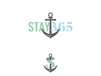 Stay365 Ankor Concept branding design graphic design logo logo design monogram poster type typography vector