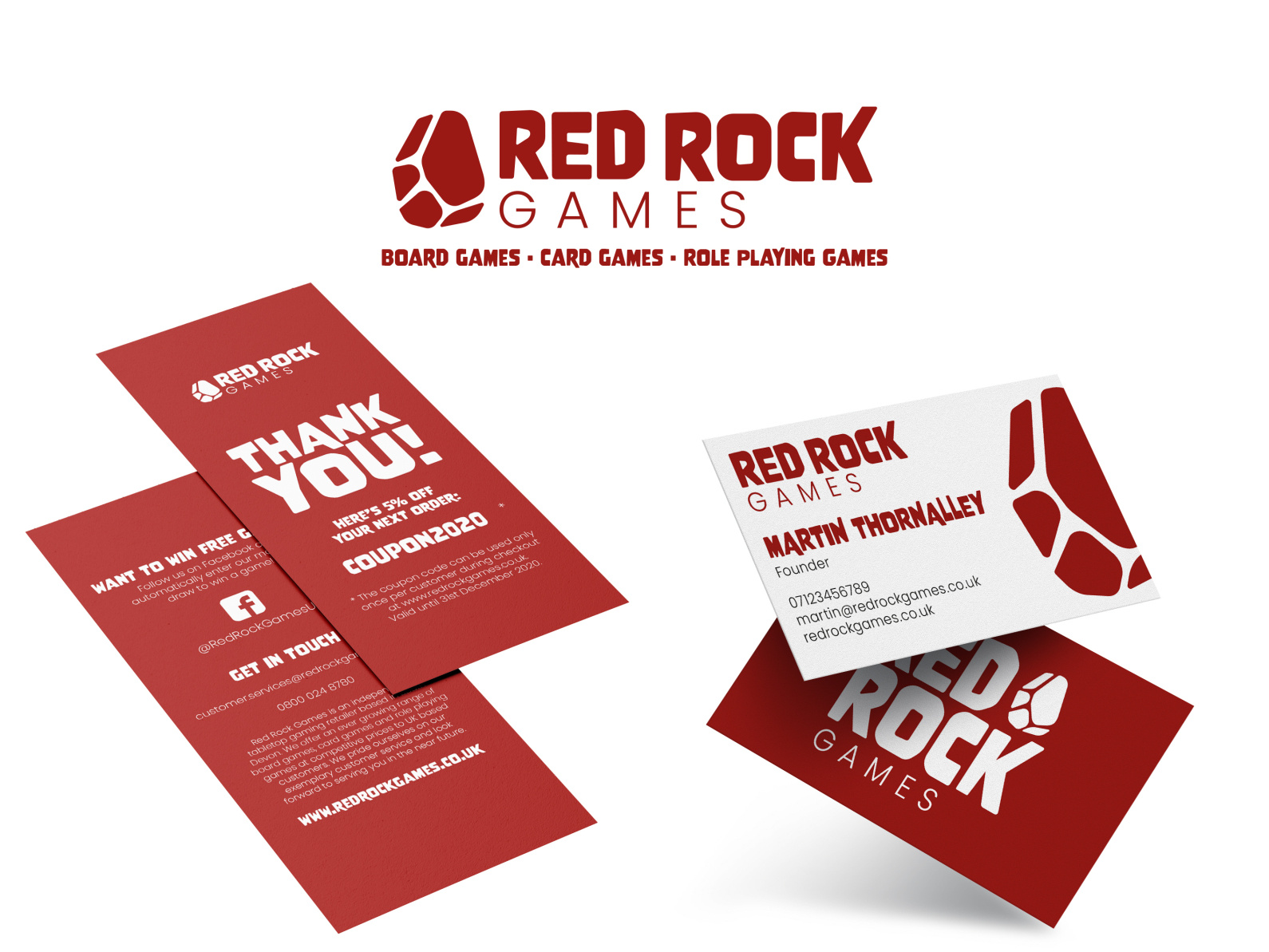 Red Rock Games Branding by Rupert Harvey on Dribbble