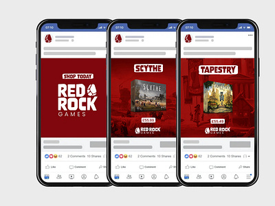 Red Rock Games Facebook Ad