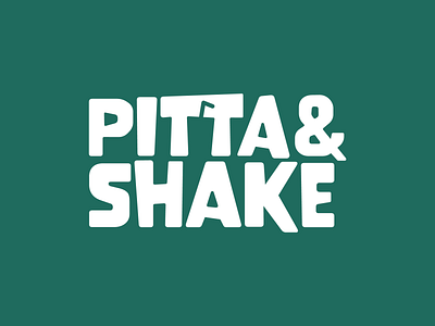 Pitta & Shake branding branding agency branding and identity branding design clever logo design freelance design graphic design logo logo design logo designer negative space negative space logo typography