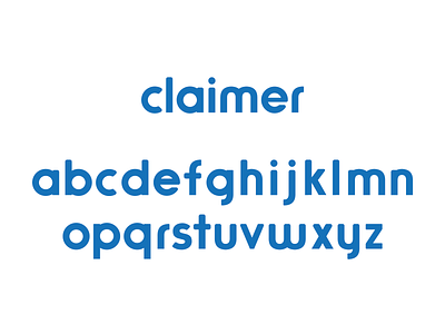 Claimer (Display Font)