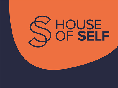 House of Self branding design freelance design freelance logo designer graphic design logo logo design logo designer mental health monogram typography