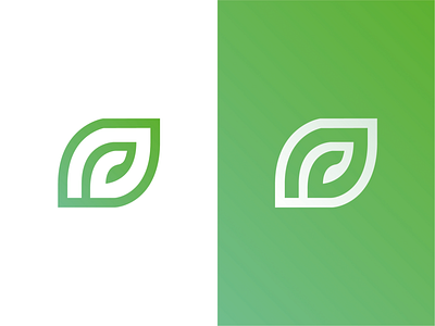 Leaf + A Logo