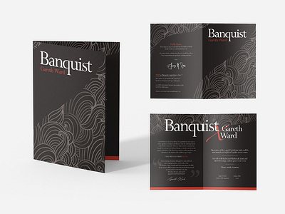 Gareth Ward X Banquist Menu Design
