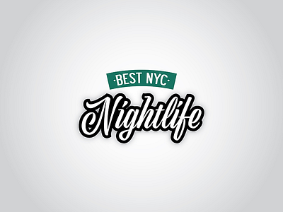 Best NYC Nightlife branding design graphic design logo logo design