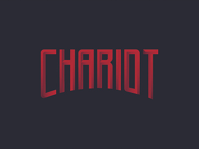 CHARIOT Variation 1 branding clothing design flat graphic design icon jersey design lettering logo logo design minimal monogram poster type typography vector