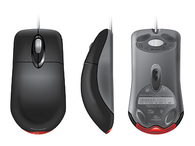 Adobe Illustrator - Microsoft Mouse adobe illustrator