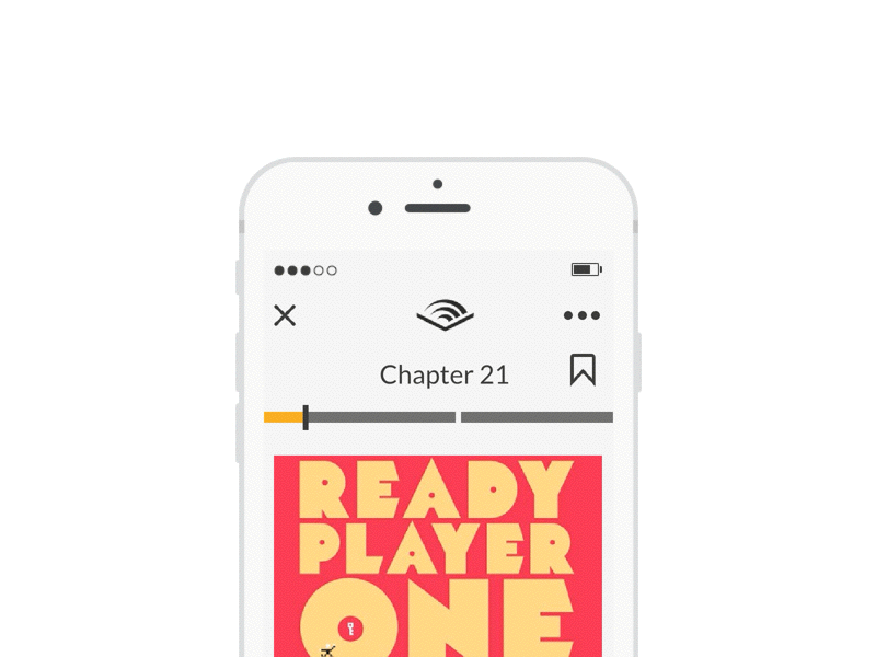Evening 03 - Audible Bookmarks Redesigned audible bookmarks interaction intuitive redesign ui ux
