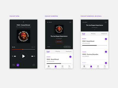 #009 Music Player 009 100 days of ui music player podcast ui