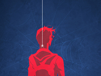 ORIGIN - 20 Ingram St. art blue comics design poster red superheroes vector