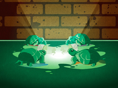 Brothers animals comics green illustration ninjas origin series superhero tmnt turtles vector
