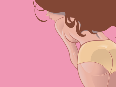 WIP - Detail Shot art cheesecake cute design girl hair illustration illustrator pen tool pin up pink sex sexy vector women