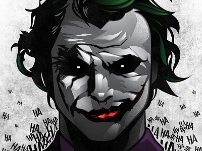 Why so serious? art batman black clown prince comic art comics design green joker purple the dark knight vector vector art white