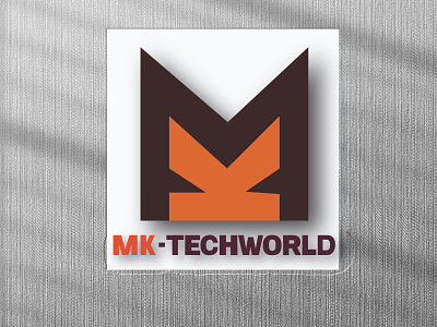 Logo coreldraw illustration logo mk mk techworld mukesh mukesh kumar photoshop tech techworld vector