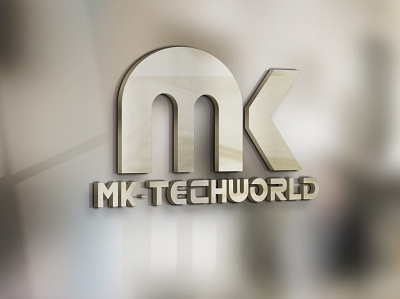 Logo coreldraw logo mk mk techworld mukesh mukesh kumar photoshop ullustration vector