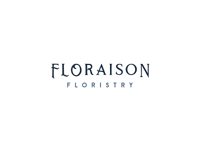 Secondary Logo for Floraison — a Customisable Pre-Made Brand