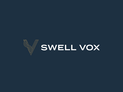 Swell Vox brand identity band band logo brand identity branding branding design choir logo logo design music music logo musician musician logo organist singer visual identity