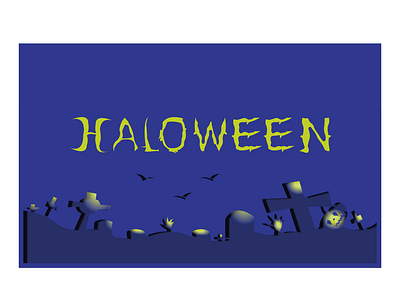 Halloween paper cut illustration design flatdesign graphic design halloween illustration illustration art illustrations