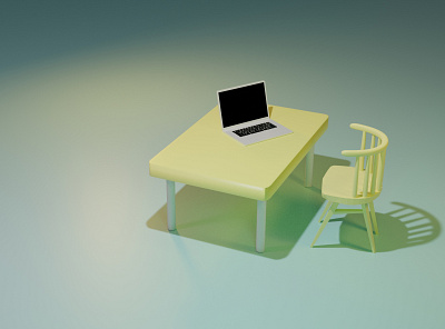 unknown table 3d render 3d