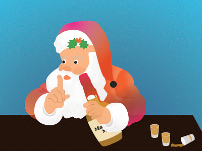 Santa's Secrets christmas clause holiday santa whiskey