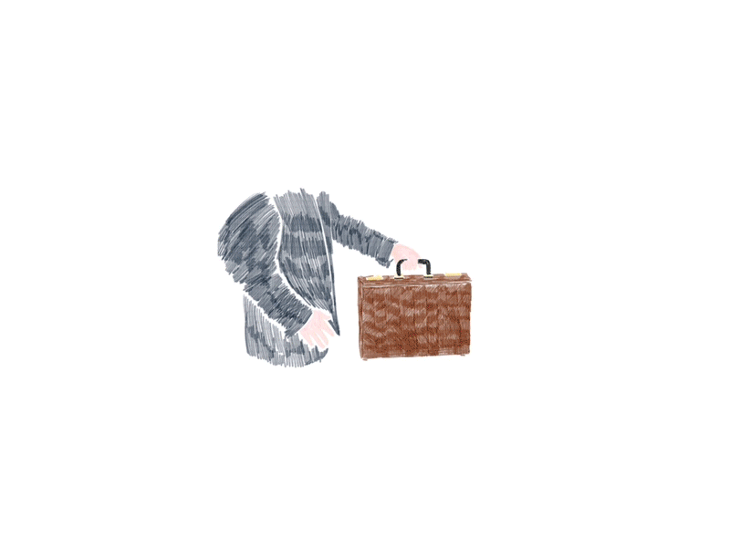Kramer gets a job by Carolyn Figel on Dribbble