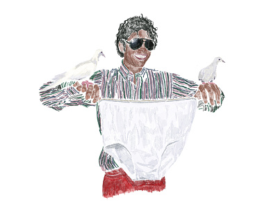 This is Michael Jackson with some Pigeons michael jackson pigeons tighty whities underwear