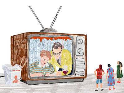 Parents animation chinese food film gif horror movie illustration parents randy quaid tv set