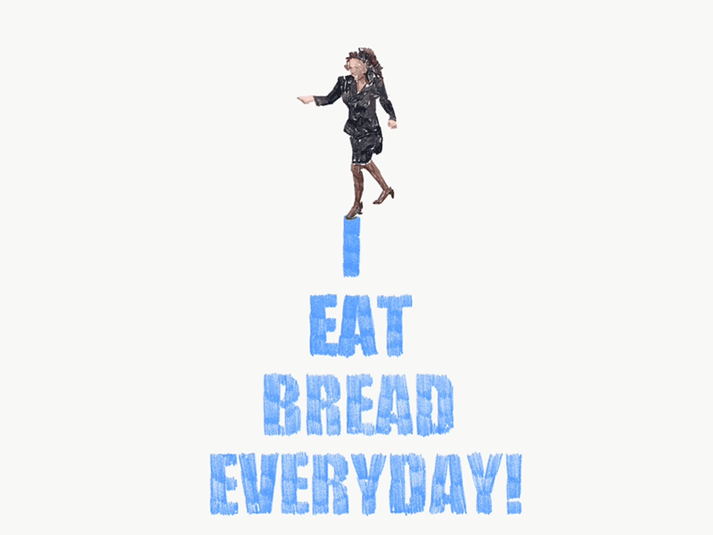 I eat bread everyday bread dancing elaine gluten oprah seinfeld
