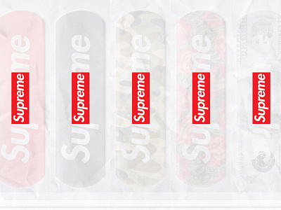 Supreme® x Band-Aid® Collaboration - Bandage Packaging branding clothing design graphic new york supreme