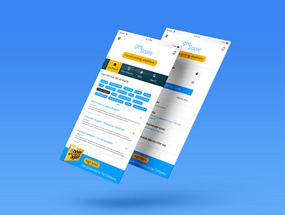 geescore app branding design flat graphic design icon logo minimal ui ux