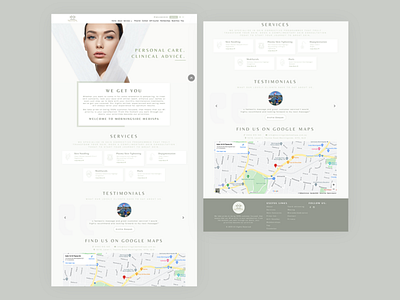 Morningside Medispa branding design graphic design illustration logo photoshop typography ui ux vector