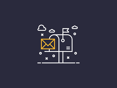 Mailbox📬 icon line mailbox