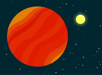 Planet design galaxy illustration panet stars sun vector vector illustration