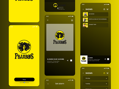 Redesign : Prambors app graphic design