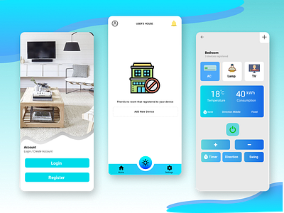 SmartHome app design ux