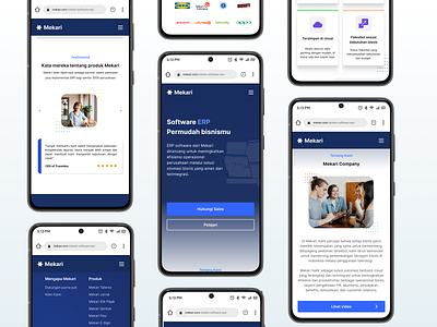 Redesign : Mekari (Software ERP Services) app branding design ui