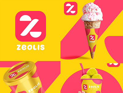 Zeolis Ice Cream Branding branding design identity logo