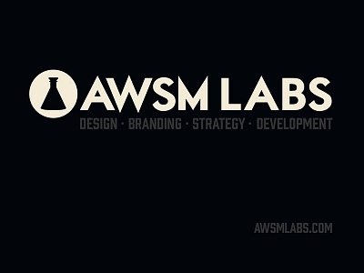 AWSM Labs Logo concepts logo mark