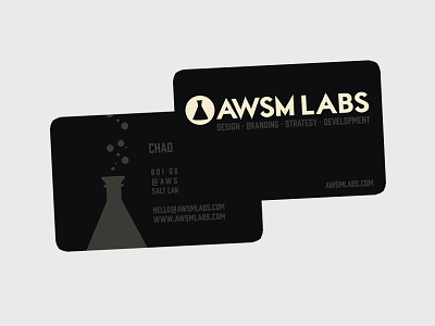 AWSM Labs Business Cards business cards