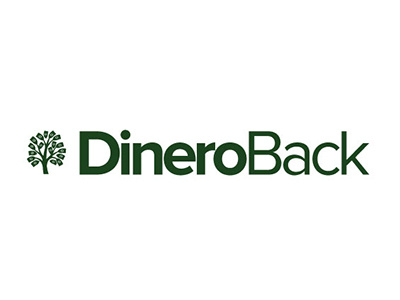 Dinero Back Logo Concept cash green logo money