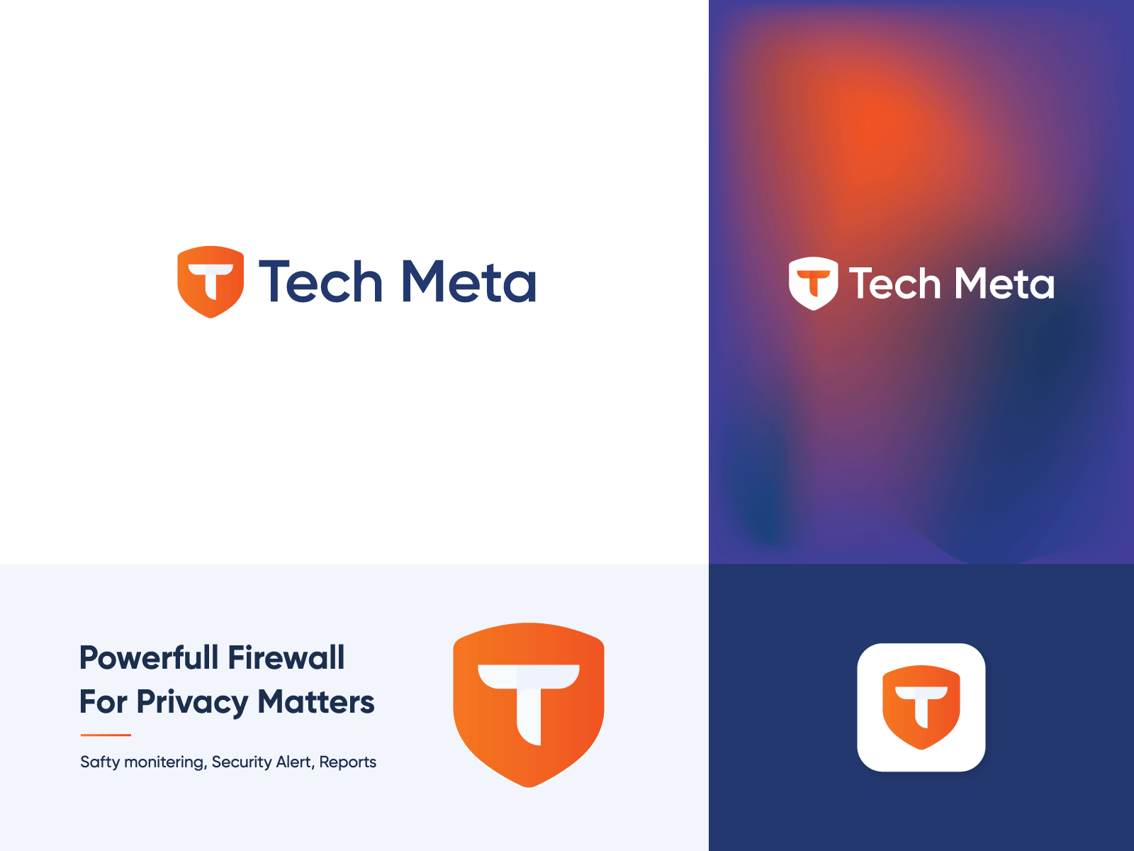 Tech Meta - Logo Design branding design graphic design icon logo logo design vector web application