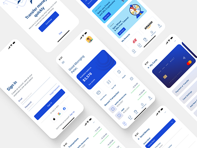 Cumulato - Mobile Banking App UI