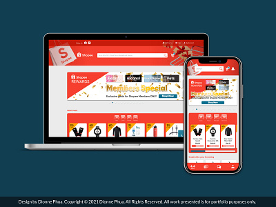 Shopee Redesign branding design mobile app ux web