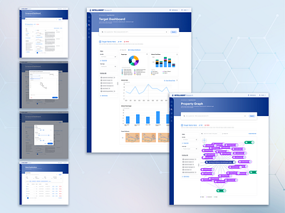 Life Science Research Platform design ui ux web