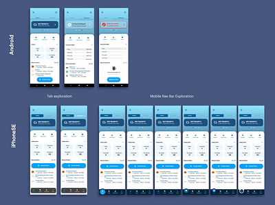 Payment App UI Exploration (Mobile Native App) design logistics management mobile app native app payment ui