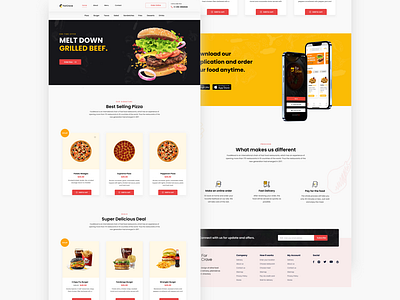 FoodCrave - Landing Page