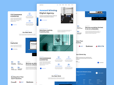 Digtech Landing Page - Digital Agency