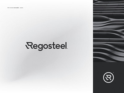 Regosteel™ / Logo branding corporate identity design graphic design industry logo logotype steel technology ui design user interface