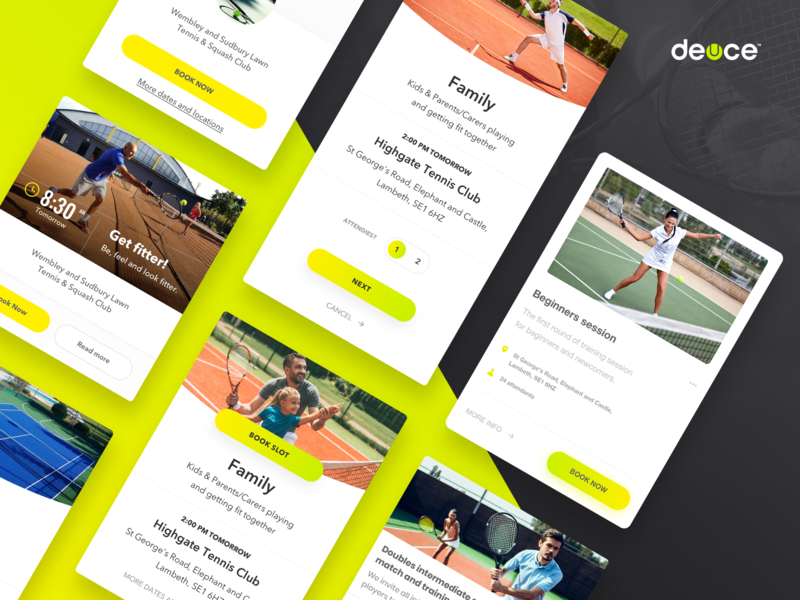 Deuce / Tiles digital tennis tiles ui ui design ux design